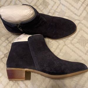 Navy Blue Booties